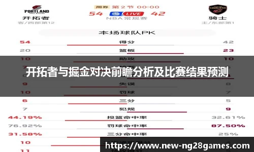 开拓者与掘金对决前瞻分析及比赛结果预测